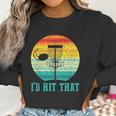 Id Hit That Funny Disc Golf Gifts For Frisbee Sports Lover Women Sweatshirt Gifts for Women