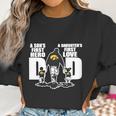 Iowa Hawkeyes Dad A Son’S First Hero A Daughter’S First Love Women Sweatshirt Gifts for Women