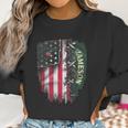 Jameson Irish Whiskey Inside American Flag Women Sweatshirt Gifts for Women