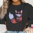 Kawaii Pastel Goth Art Cute Creepy Red Fox Fennec Grey Fox Men Women T-Shirt Graphic Print Casual Unisex Tee Women Sweatshirt Gifts for Women