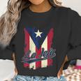 La Jefa Puerto Rico Flag For Puerto Rican Women Camisa Women Sweatshirt Gifts for Women