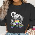 Lgbt Jack Skellington The Nightmare Before Christmas Love Is Love Halloween Shirt Mf Women Sweatshirt Gifts for Women