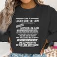 Lucky Son In Law Off A Freaking Mother In Law Women Sweatshirt Gifts for Women