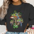 Magic Mushrooms Island Psychedelic Fungi Fantasy Hippie Women Sweatshirt Gifts for Women