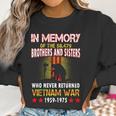 In Memory Of Vietnam Brothers And Sisters Women Sweatshirt Gifts for Women