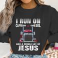 Mens Caffeine Diesel Jesus Christian Trucker Distressed Women Sweatshirt Gifts for Women