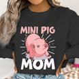 Mini Pig Piglet Swine Farm Animal Piggy Cute Pig Mom Gift Graphic Design Printed Casual Daily Basic Women Sweatshirt Gifts for Women