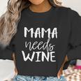 Mousya Mama Needs Wine Letter Print Drinking Women Sweatshirt Gifts for Women