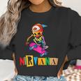 Nirvanas Skateboard Skelton Men Women T-Shirt Graphic Print Casual Unisex Tee Women Sweatshirt Gifts for Women