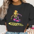 Nirvanas Skateboard Skelton V2 Men Women T-Shirt Graphic Print Casual Unisex Tee Women Sweatshirt Gifts for Women