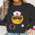 Nurse Halloween Emoji Women Sweatshirt Gifts for Women