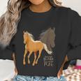 Palomino Horse Because Blonde Have More Fun Women Sweatshirt Gifts for Women