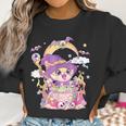 Pastel Goth Wiccan Cat Cute Creepy Witchy Cat Halloween Men Women T-Shirt Graphic Print Casual Unisex Tee Women Sweatshirt Gifts for Women