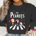 The Peanuts Snoopy Abbey Road Christmas Women Sweatshirt Gifts for Women