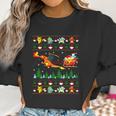 Pokemon And Dinosaur Santa Hat Christmas Women Sweatshirt Gifts for Women