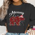 Red Plaid Mommy Bear Matching Buffalo Pajama Women Sweatshirt Gifts for Women