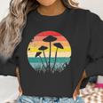 Retro Psychedelic Mushroom Graphic Women Sweatshirt Gifts for Women