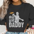 Retro Vintage Daddy Disc Golf Gift For Him Frisbee Frolf Dad Women Sweatshirt Gifts for Women