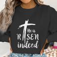 He Is Risen Hallelujah Easter Religious Christian Women Sweatshirt Gifts for Women