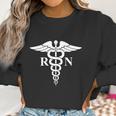 Rn Nurse Caduceus Medical Symbol Nursing Logo Gift Meaningful Gift Graphic Design Printed Casual Daily Basic Women Sweatshirt Gifts for Women