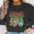 Sloth Marijuana Thc Cannabis Leaf Stoner Gift Women Sweatshirt Gifts for Women