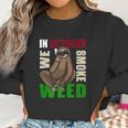 Sloth Stoner October Marijuana Weed Ganja Gift Women Sweatshirt Gifts for Women