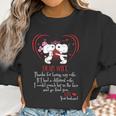 Snoopy Dear Wife Thanks For Being My Wife If I Had A Diffirent Wife I Would Punch Her In The Face And Go Find You Love Your Husband Women Sweatshirt Gifts for Women