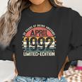 Vintage April 1992 30 Years Old 30Th Birthday Men Women Women Sweatshirt Gifts for Women