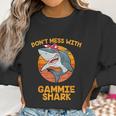 Vintage Dont Mess With Grandma Shark Gammie Gifts Women Sweatshirt Gifts for Women