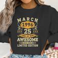 Vintage March 1996 25Th Birthday Men Women 25 Years Old Women Sweatshirt Gifts for Women