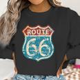 Vintage Route 66 Gas Station Road Sign Men Women T-Shirt Graphic Print Casual Unisex Tee Women Sweatshirt Gifts for Women