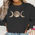 Wicca Moon - Triple Moon - Goddess Symbol T-Shirt Women Sweatshirt Gifts for Women