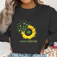 Worlds Dopest Dad Sunflower Weed Cannabis Funny Women Sweatshirt Gifts for Women