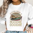 Alan Jackson Hotter Than A Hoochie Coochie Ugly Christmas Shirt Women Sweatshirt Gifts for Women