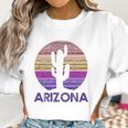 Arizona Vintage Retro Cactus Souvenir Gift Women Sweatshirt Gifts for Women