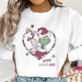 Christmas Grinchmas Heart Graphic Women Sweatshirt Gifts for Women