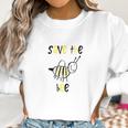 Designed By Kids Save The Bee Nature Protection Gift Women Sweatshirt Gifts for Women