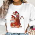 Donkey And Diddy Kong Piggy Back Ride Cute Women Sweatshirt Gifts for Women