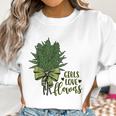 Girls Love Flowers Weed Drug Marijuana Weed Cannabis Women Sweatshirt Gifts for Women