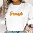 Just Peachy For Womens 70S Retro Summer Outfits Tops Peachy Graphic Women Sweatshirt Gifts for Women