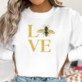 Love Bees Beekeeper Gift Cute Honey Bee Women Sweatshirt Gifts for Women