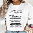 I Am A Lucky Son In Law I Have Fraking Awesome Mother In Law Women Sweatshirt Gifts for Women