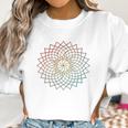 Mandala Geometry Sacred Fractal Art Yoga Mantra Good Vibe Women Sweatshirt Gifts for Women