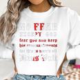 No Fear Except God Graphic Design Printed Casual Daily Basic Women Sweatshirt Gifts for Women