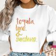 Panoware Funny Graphic Tequila Lime And Sunshine Women Sweatshirt Gifts for Women