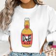 The Simpsons Duff Beer Bottle Women Sweatshirt Gifts for Women