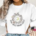 Stay Wild Moon Child And Mushroom Women Sweatshirt Gifts for Women