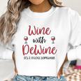 Wine With Dewine It Is 2 O Clock Somewhere In Ohio Women Sweatshirt Gifts for Women