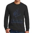 1 Dad Number One Logo Men Long Sleeve Tshirt