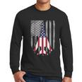 Air Force Supersonic Bgreat Gift1 Bomber Jet American Flag Squadron Gift Men Long Sleeve Tshirt